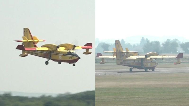 Nella Repubblica Ceca sono arrivati ​​gli aerei antincendio italiani